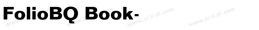 FolioBQ Book字体转换